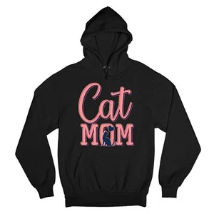 Katze Mama Sweatshirt Muttertag I Love My Cat Mama Haustierliebhaber Mama Hoodie - Bild 1 von 33