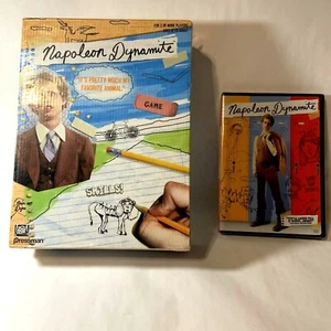 Original 2005 Napoleon Dynamite Board Game Sealed Box  & Sealed DVD Movie - Bild 1 von 11