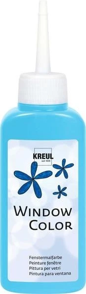 KREUL WINDOW COLOR FENSTERMALFARBE HELLBLAU 80 ml FENSTERFARBE 100ml/4,49€ - Bild 1 von 1