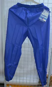Pantalón Kway K.Way Sport Marcha Carrera Traje Impermeable XS Azul Jeans - Picture 1 of 2