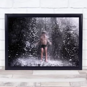 Water Child Joy Emotion Motion Colombia Wall Art Print - Picture 1 of 3
