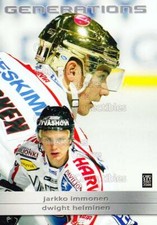 2007-08 Finnish Cardset Generations #9 Jarkko Immonen, Dwight Helminen