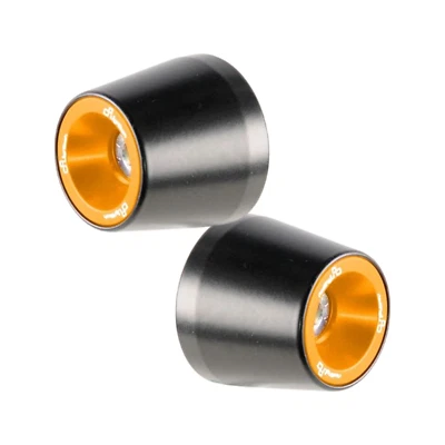 COPPIA CONTRAPPESI BILANCIERI MANUBRIO ORO YAMAHA FZ1 FZ6 N S 600 1000 2004-2012 - Immagine 1 di 4