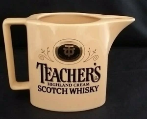 Vintage Teachers Scotch Whisky Water Jug by Wade British Breweriana Man Cave - Picture 1 of 7