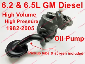 6.2 & 6.5 L DIESEL OIL PUMP High Volume / High Pressure Chevy GMC 2500 3500 - Picture 1 of 4