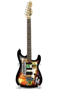 CHICAGO BLACKHAWKS 1:4 Scale Replica Woodrow NorthEnder Guitar ~Licensed~ - Picture 1 of 4