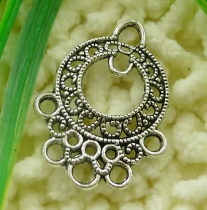 90 piezas conectores pendientes de plata tibetana 36X26MM S2181 HAZLO TÚ MISMO fabricación de joyas - Imagen 1 de 6