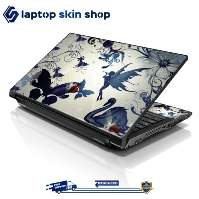 Laptop Skin Sticker Decal Cover for Notebook Macbook HP Fairy Design 13-16 inch - Image 1 of 4