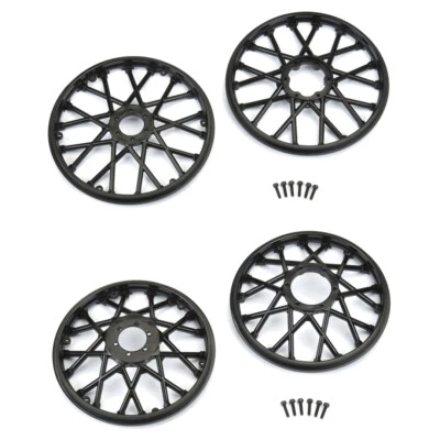 Pro-Line 1/4 Bullyspoke V2 Bead Front / Rear Wheels Black for Promoto-MX - Image 1 of 4