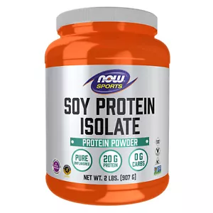 NOW FOODS Soy Protein Isolate Unflavored Powder 2 lbs. - Picture 1 of 6