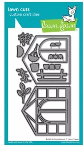 New! Lawn Fawn BUILD-A-GREENHOUSE Lawn Cuts Craft Cutting Die Set LF3375 - Picture 1 of 1