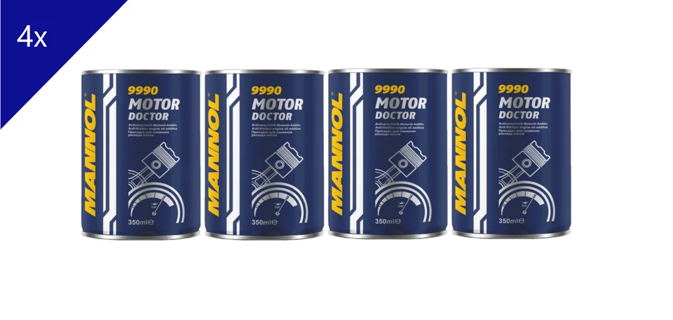 Additiv 4x 300ml Mannol Motor Doktor Antiverschleiß-Motoröl-Additiv (9990)