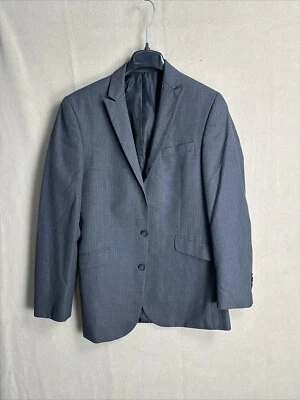 Chaqueta Abrigo Deportivo Kenneth Cole Reaction 40L Gris Rayas 2 Botones Hombre Pico Foto 1 de 4