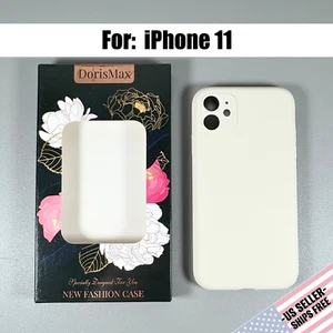 Case designed for iPhone 11: Vintage White | Liquid Silicone | Slim Fit - Picture 1 of 14