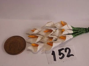 Maßstab 1:12 10 Calla Lilie Blumen (weiß 152) - Bild 1 von 2