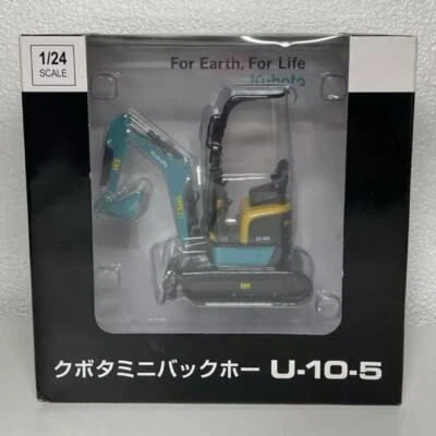 Kubota U-10.5 Mini Excavator 1:24 Diecast Construction Model Heavy Machinery - Image 1 of 4