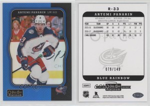 2017-18 O-Pee-Chee Platinum Retro Rainbow Blue /149 Artemi Panarin #R-33