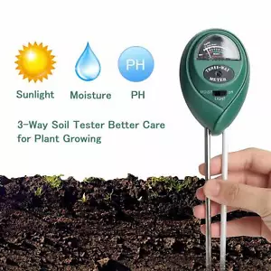 Indoor Outdoor Plant Soil Test Kit for Moisture Light & pH Meter Gardening Tool - Picture 1 of 7