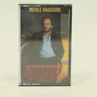 Merle Haggard A Friend in California Cassette Tape 1986 Epic Sealed Country I Ha - Image 1 of 4