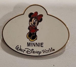 Prendedor Disney Minnie Mouse Etiquetas con Nombre Mystery Tin Collection LE 1600 WDW 64970 ERROR - Imagen 1 de 4