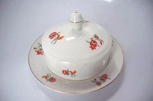 PIATTO FORMAGGIO VINTAGE ARZBERG BAVARIA CON COPERCHIO - Foto 1 di 4