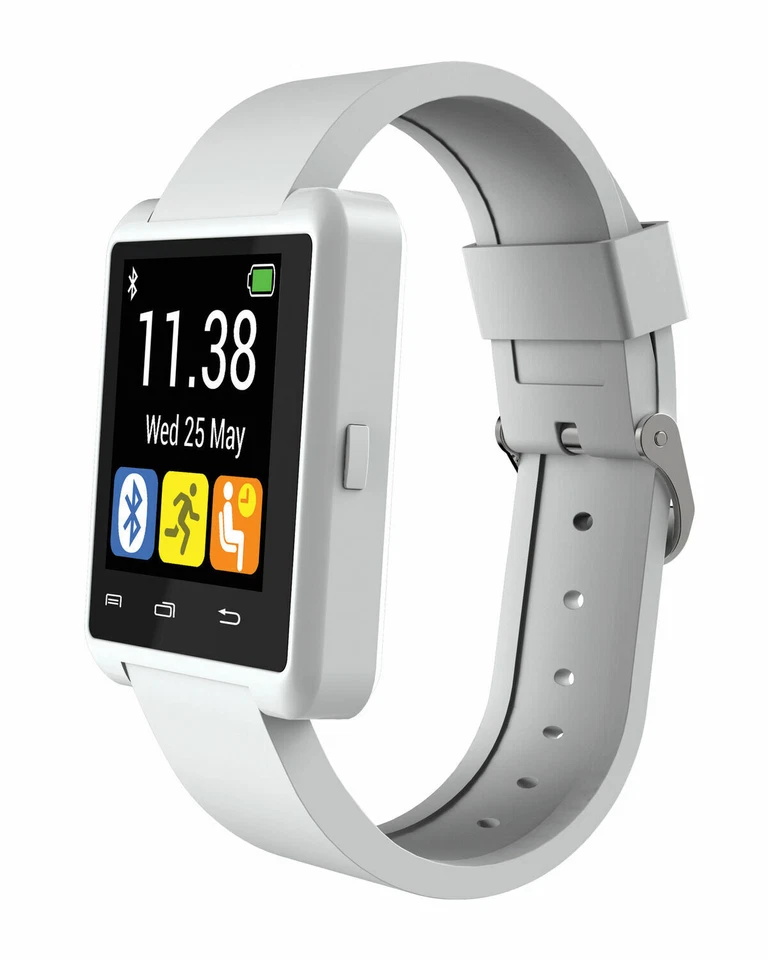 Slide SW100 SMARTWATCH With IOS & ANDROID Bluetooth 1.54" WHITE BRAND NEW IN BOX - Image 1 of 1