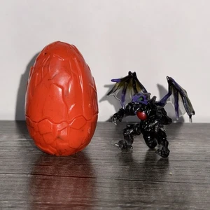 Mega Dragons Universe Dragon Swarm Translucent Black Purple Gold Figure Mini Egg - Picture 1 of 6
