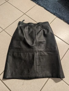 Vivien Caron Lederrock  Echtleder schwarz Gr 36 NEU  - Bild 1 von 6