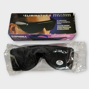 Vintage ELIMINATOR II - Wrap-A-Rounf Sunglasses - NOS - Picture 1 of 11
