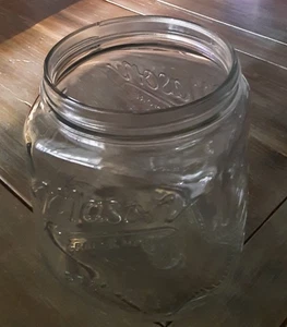 Mason Craft & More Vorratsglas Klarglas 80 Unzen 7 H x 5,25" B OHNE DECKEL - Bild 1 von 9