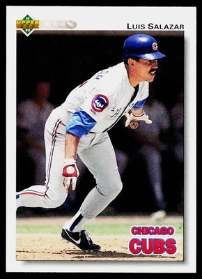 1992 Upper Deck #638 Luis Salazar Chicago Cubs - Image 1 of 2
