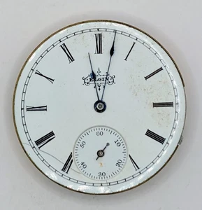 Movimiento Reloj Elgin 1895 - Para Reparación o Restauración - No Funciona - Imagen 1 de 3