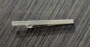 VINTAGE Pierre Cardin Gold-Toned Tie Bar, Decorated with Art Deco Ellipses - Picture 1 of 5