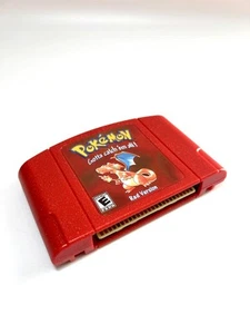 Pokemon Rosso N64 Cartuccia Gioco Homebrew - Foto 1 di 3