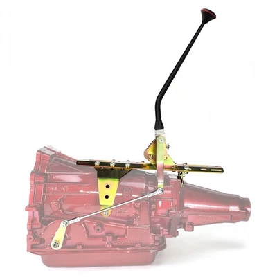 Kit de palanca de cambios de transmisión con botón pulsador con brazo negro 16 para Ford C4 Foto 1 de 4