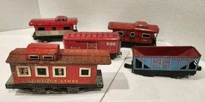 UNIQUE ART LINES O Scale Train 1949 Benny The Brakeman Style Caboose Tin LOT - Bild 1 von 20