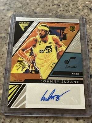Johnny Juzang 2022-23 Flux #FRS-JJZ Auto RC Utah Jazz-NBA BASKETBALL - Image 1 of 2