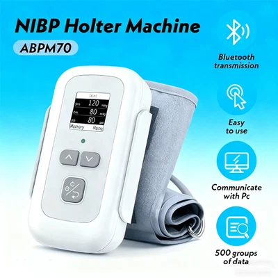 Genuino ABPM70 Ambulatorio Monitor de Presión Arterial Brazo Superior Nuevo en Caja Holter Machine Foto 1 de 4