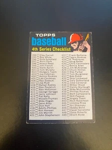 1971 TOPPS BASEBALL #369 4° SERIE CHECKLIST!! NON MARCATO!! SPEDIZIONE 1€!! - Foto 1 di 2
