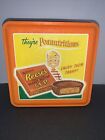 Vintage Reese's Peanut Butter Cup Tin Box Peanutricious Embossed 1997 Euc
