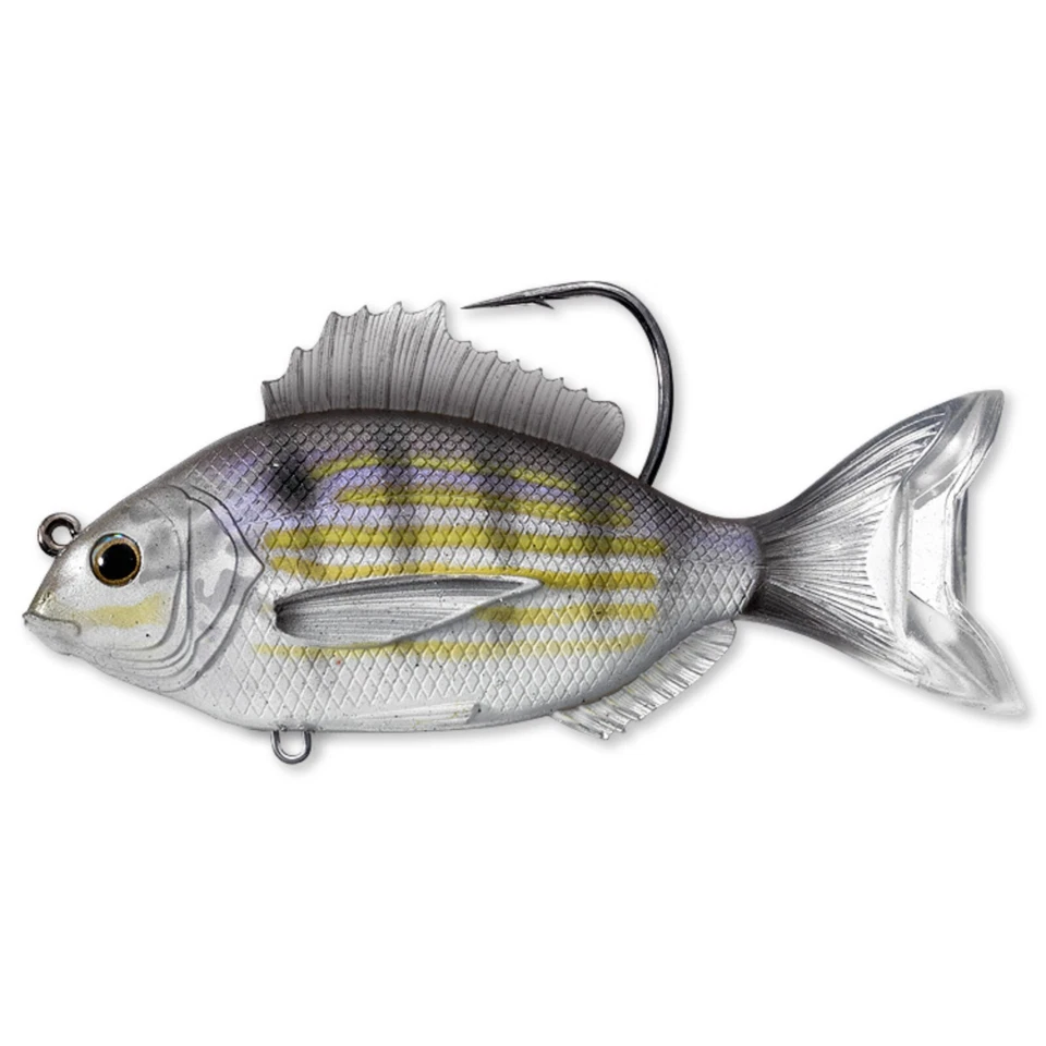 RARE Live Target (PFS105MS718) Pinfish Swimbait - Silver Violet - Image 1 of 1