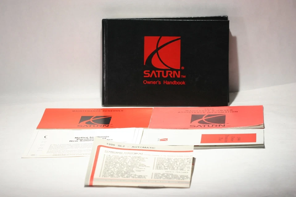 1996  SL 2 AUTOMATIC  SATURN OWNER'S HANDBOOK  - Image 1 of 1