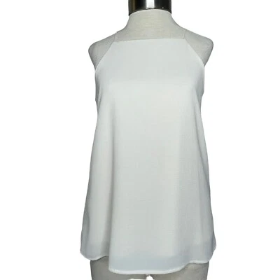 FRANCESCA'S Mi' Ami Collection Miami Ivory T Back Style Tank Lined Size S - Image 1 of 4