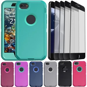 Rugged Case For iPhone 6/6s/6+/6s+ Shockproof Protective Cover /Screen Protector - Picture 1 of 55