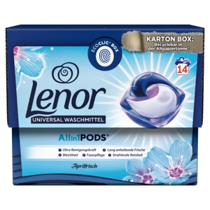 1 x Lenor Detersivo Allin1 PODS® Fresco di Aprile con Ultra Potere Detergente 14WL - Foto 1 di 11