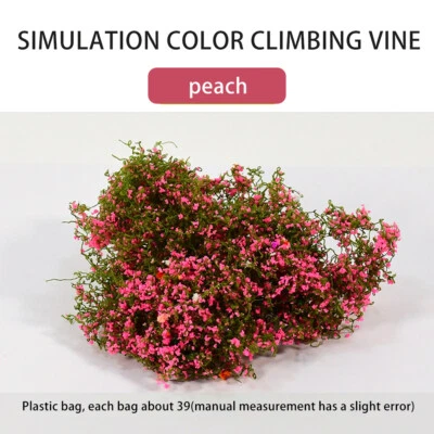 2PC Shrubs Flower Clusters Vines HO/OO Scale Miniatures Landscape Plant Scener - Image 1 of 4