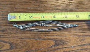Six Strand Beaded Medical Alert ID Replacement Bracelet - Picture 1 of 3