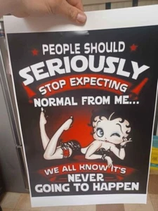 Betty Boop 12"X 18" Poster - Picture 1 of 1