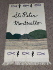 CHURCH ALTAR PARAMENT BANNER 44" X 26" HAND CRAFTED UNIQUE ST PETER MONTICELLO