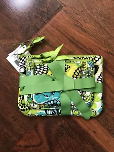 Vera Bradley LIME'S UP COSMETIC TRIO Set of 3 Travel Zip Organizer Makeup NWT - Picture 1 of 2